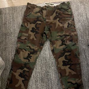 Mens big & tall classic fit Polo camo cargo pants
